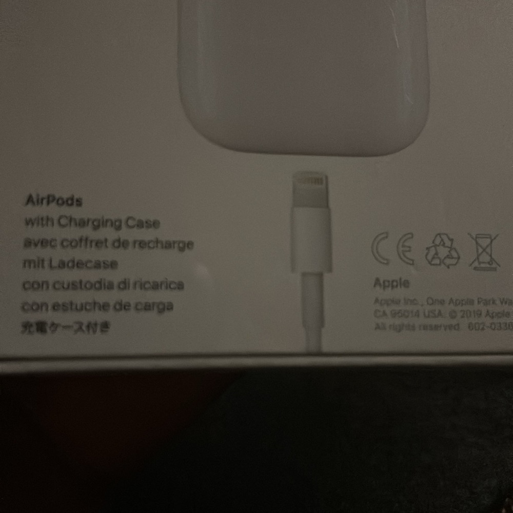 AirPod 2nd generation with charging case